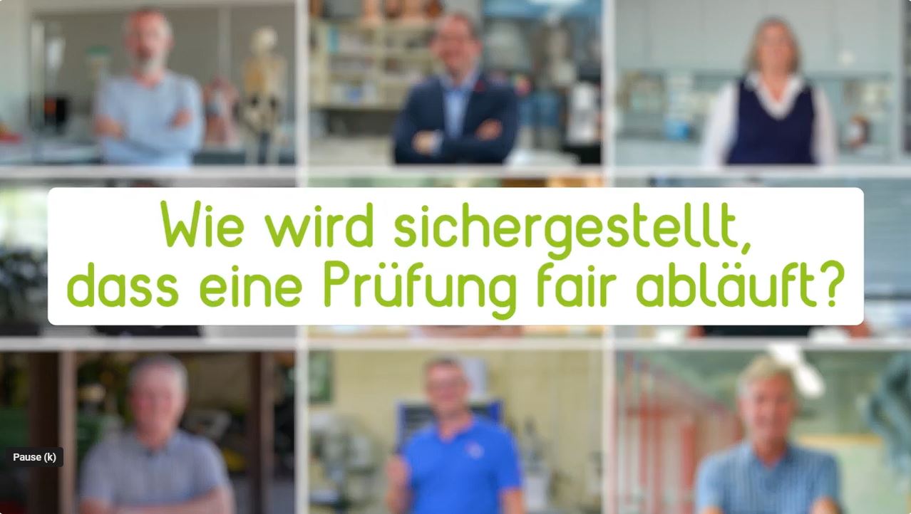 Wie wird sichergestellt, dass eine Prüfung fair abläuft?