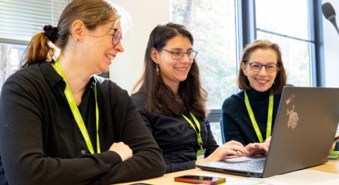 Mit dem "Ausbildungscheck" wird Leando in Kürze ein weiteres Tool anbieten, mit dem sich die betriebliche Ausbildung leichter planen und dokumentieren lässt. Workshop-Teilnehmende durften die Anwendung in Bonn bereits testen.