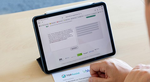 Das Tool TOP.Assist soll dabei helfen, Prüfungsaufgaben sprachlich zu optimieren, ohne dass der fachliche Gehalt verloren geht.