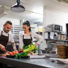 Szene aus Großküche