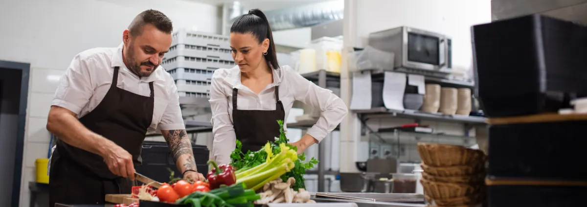 Szene aus Großküche