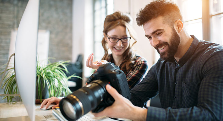 Fotografin und Fotograf