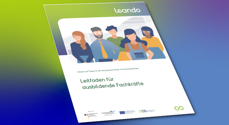 Cover Leitfaden für ausbildende Fachkräfte
