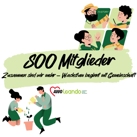800 Mitglieder